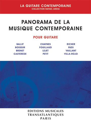 RAFAEL ANDIA - PANORAMA DE LA GUITARE CONTEMPORAINE