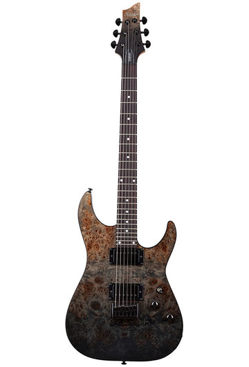 C-1 Standard Black Fade Burst Burl