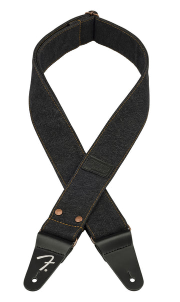 X Wrangler Cinghia in denim con borchie Nera