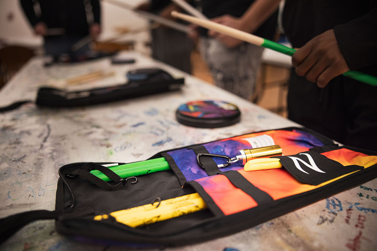 DRUMSTICK BAG "MINI" STUDENT ORANGE BURST