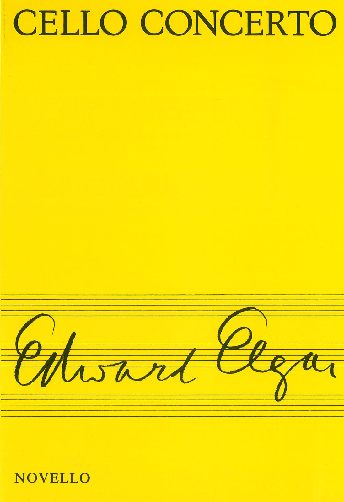 Novello CELLO CONCERTO OP.85 - CELLO