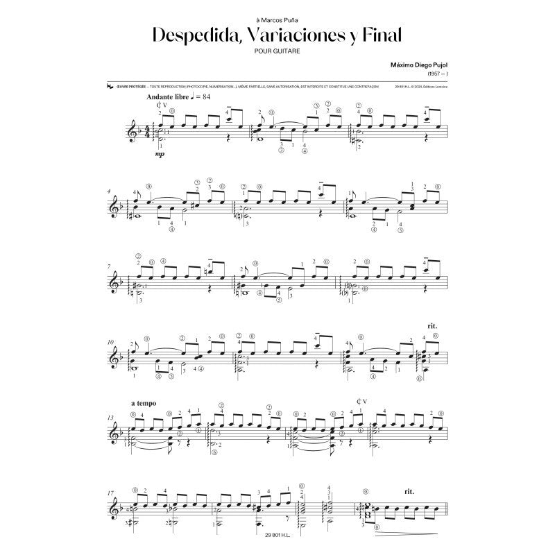 Pujol - Dedida Variaciones Y Final