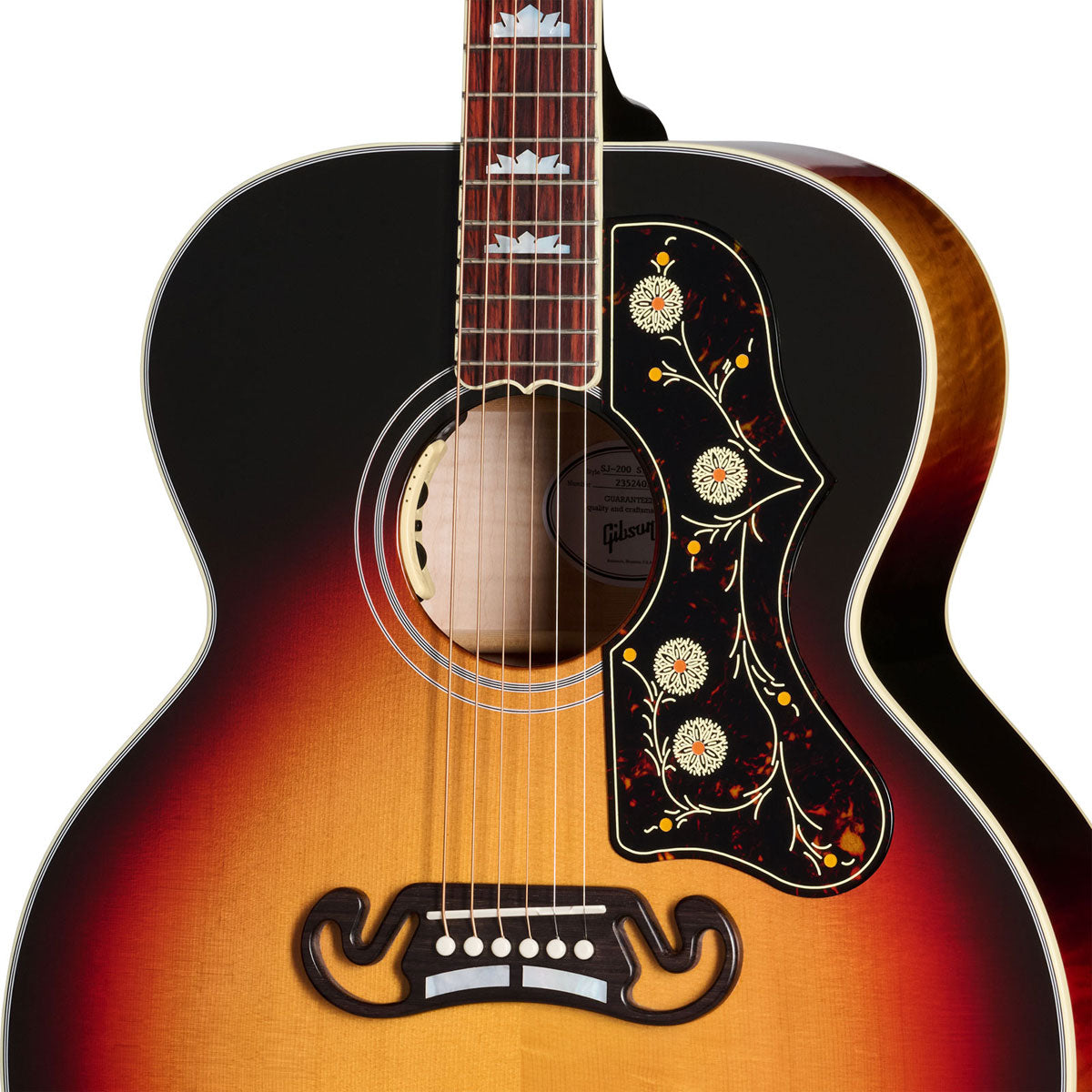 SJ-200 Standard Acero Tri Burst Moderno