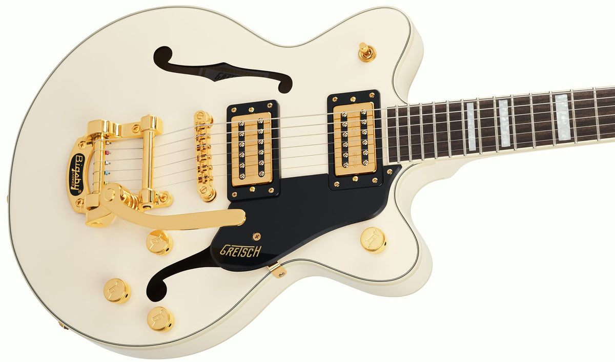 G2655TG Streamliner Blocco centrale Jr. Bigsby LTD LRL Bianco vintage