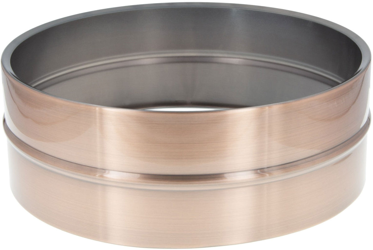 Sbbc1405 14" X 5" Fusto In Ottone Con Finitura In Rame Spazzolato Rullante