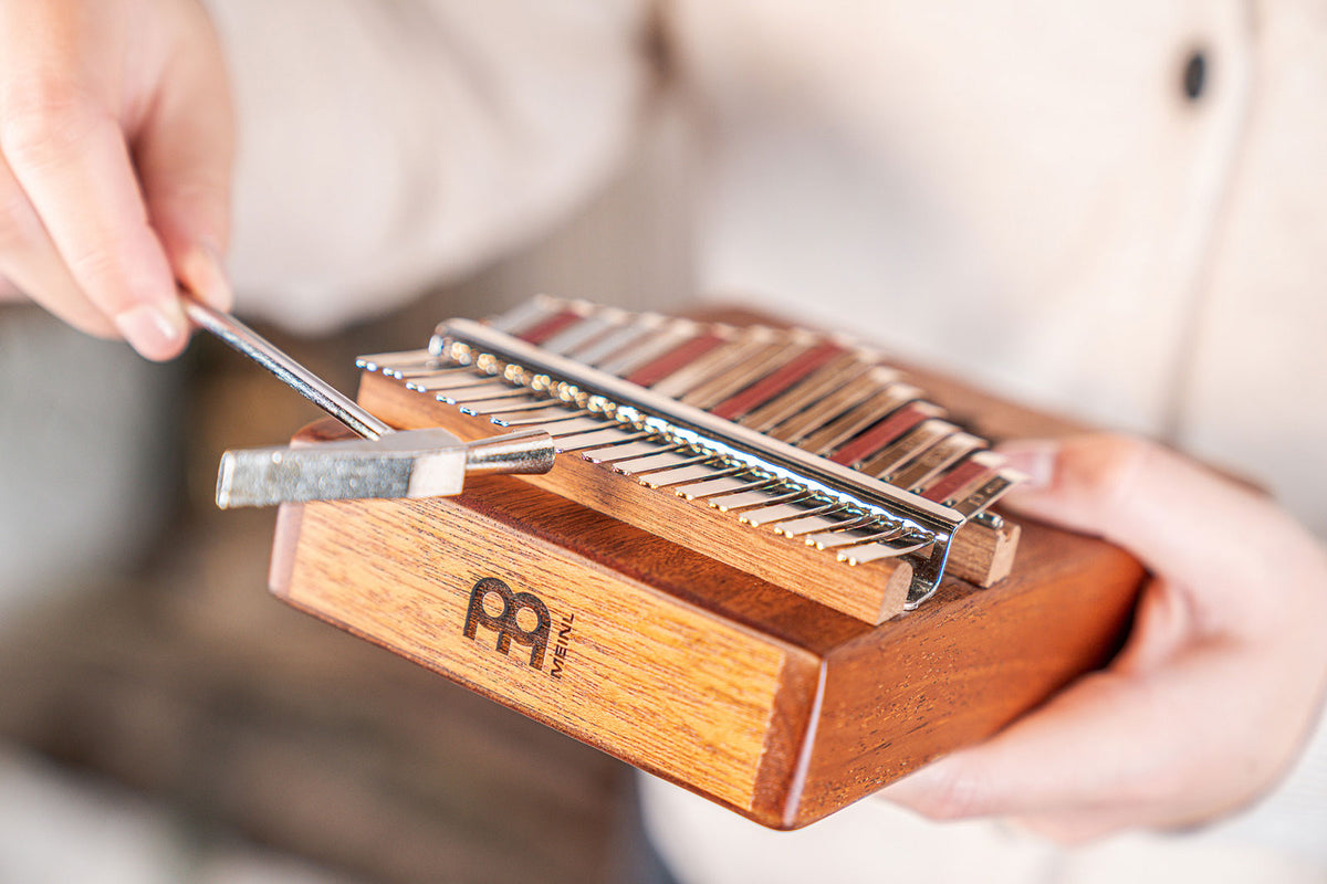 MEINL SONIC ENERGY SOUNDHOLE PICKUP KALIMBA 17 NOTES MAHOGANY