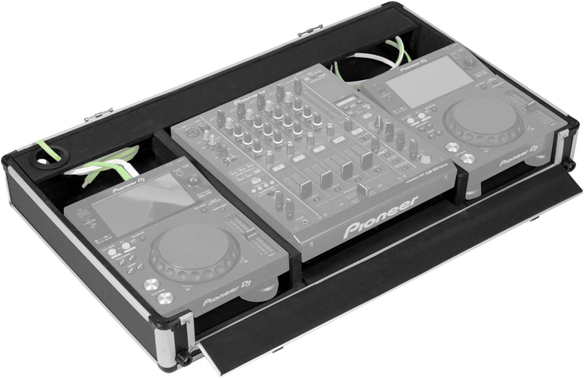 Custodia per regia 10 / 12'' XDJ700 e DJM750 Argento