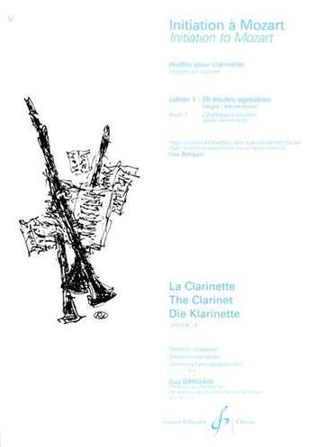 Initiation A Mozart Vol.1 Clarinette - Dangain