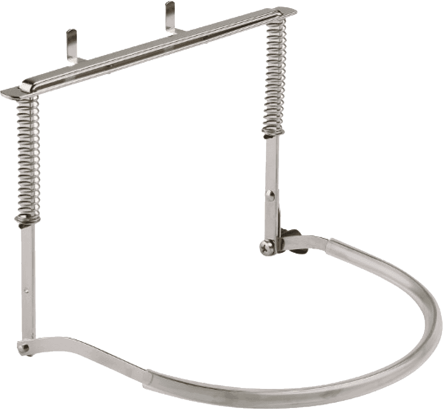 K&M 16410-000-01 NICKEL HARMONICA HOLDER