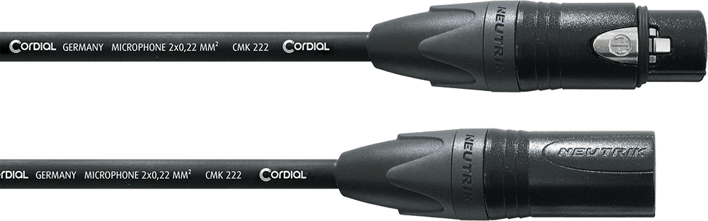 Cordial Cavo microfonico XLR 10 M