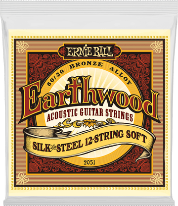 EARTHWOOD ACOUSTIC SILK STEEL 12 STRINGS SOFT 9-9/46-26 2051
