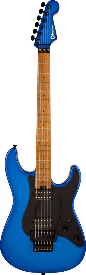 Pro-Mod Plus So-Cal Style 1 HH FR CM MN Caramellato Sfumatura Blu