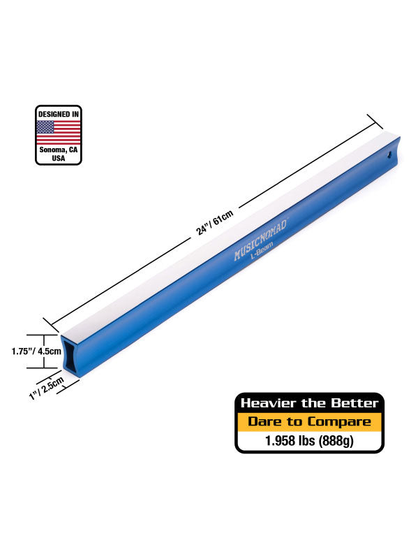 MN812 L-beam Barra di Levigatura dei Tasti Bassi - 61cm