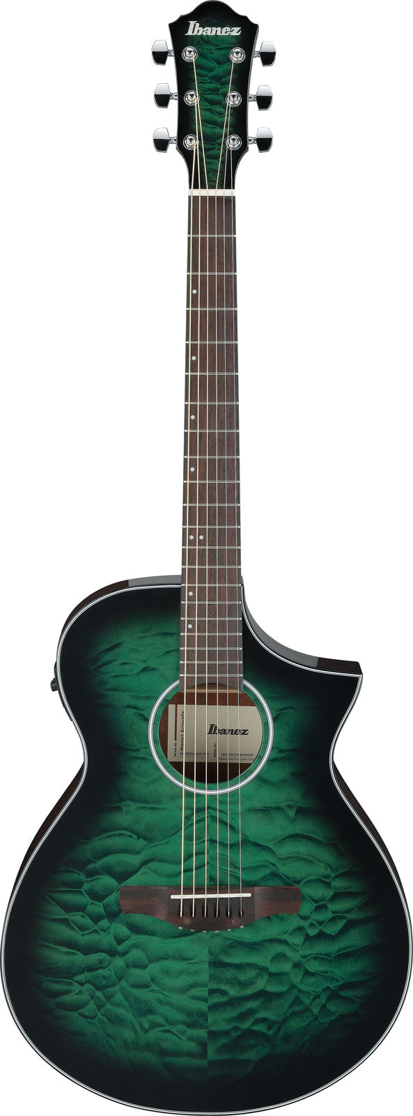 AEWC16QATEH Sunburst smeraldo trasparente