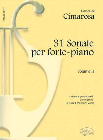 CIMAROSA DOMENICO - 31 Sonate Vol. 2 - Pianoforte