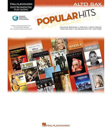 INSTRUMENTAL PLAY ALONG - POPULAR HITS - ALTO SAXOPHONE