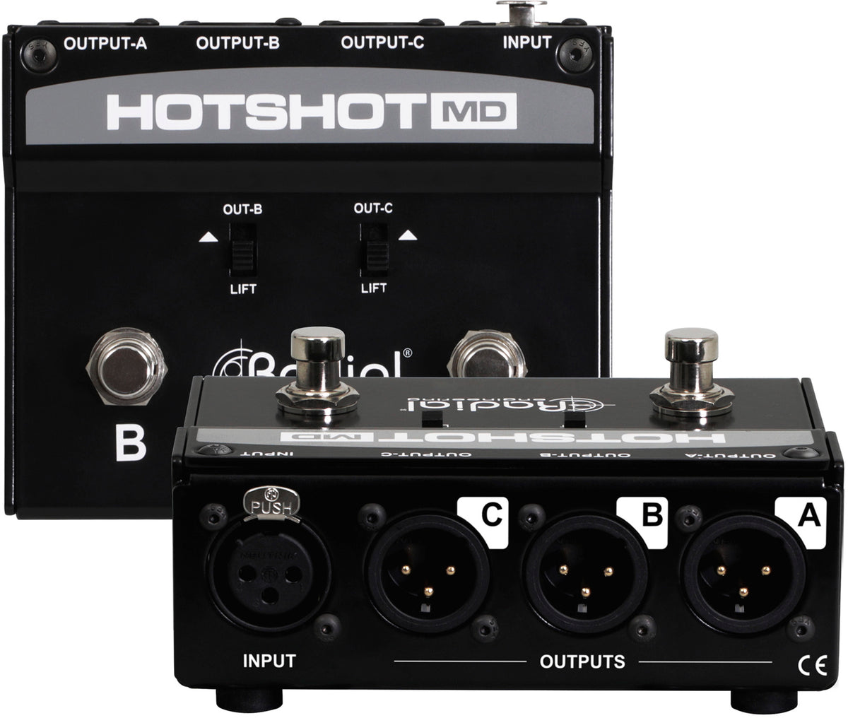 HOTSHOT-MD Commutatore microfonico con 3 uscite