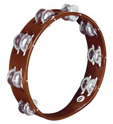 Meinl TA2AAB - Tamburello Legno Marrone - doppia fila