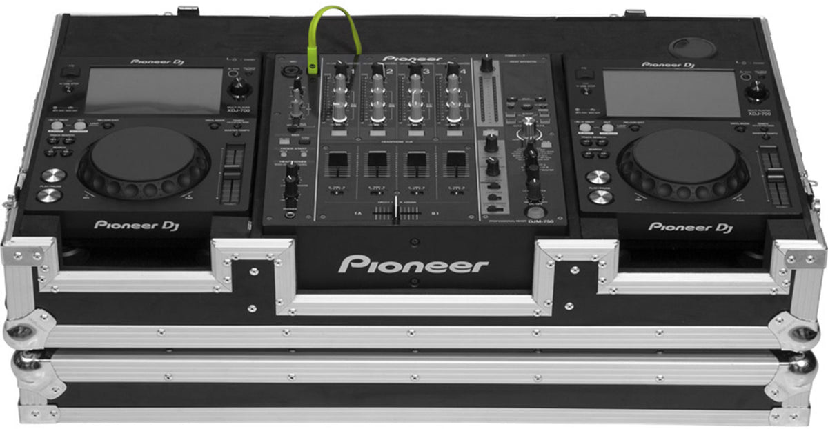 Flight Consolle 10/12'' XDJ700 e DJM750 W Argento